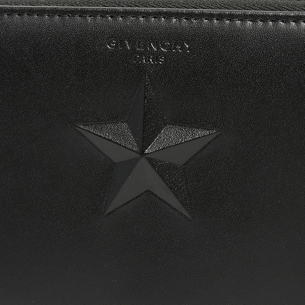 GIVENCHY 16SS PANDORA ジバンシィ財布スーパーコピー スターポイント ファスナー長財布_BLACK BC06276704 001