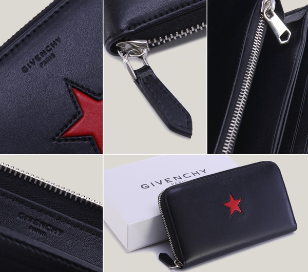 GIVENCHY 16SS PANDORA ジバンシィ財布スーパーコピー スターパッチ ラウンドファスナー長財布 BC06276655 009
