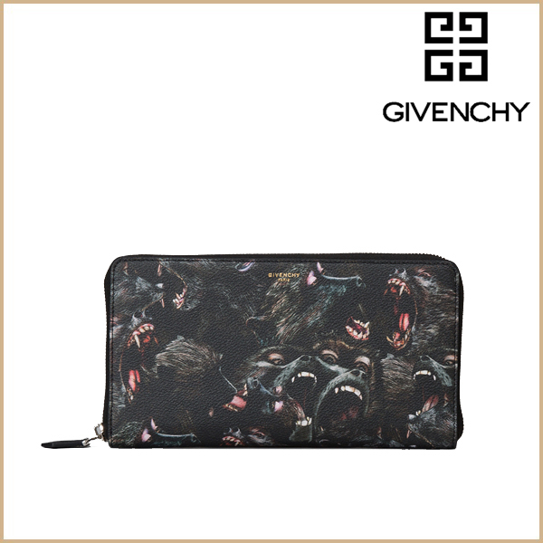 GIVENCHY BLACK MONKEY ジバンシィ財布スーパーコピー 長財布