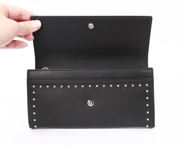 GIVENCHY ジバンシィ財布スーパーコピー 16SS PANDORA スタッズ 二つ折り長財布_BLACK BC06214694 001