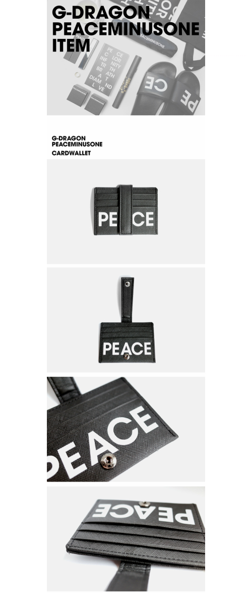 G-DRAGON PEACEMINUSONE(ピースマイナスワン) CARD WALLET