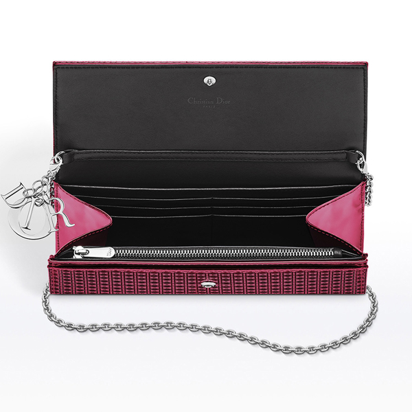 ☆【Christian Dior】クリスチャンディオール☆LADY DIOR CROISIERE　長財布　PINK