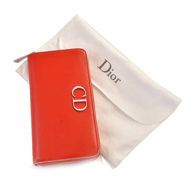 36
★【Christian Dior】クリスチャンディオール★ジップ長財布×ヴァーミリオン★最新作★VGCP7400S