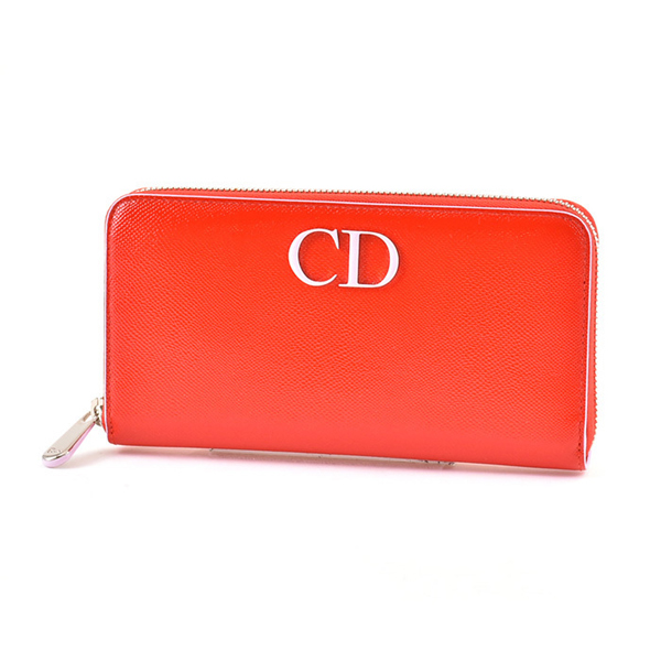 36
★【Christian Dior】クリスチャンディオール★ジップ長財布×ヴァーミリオン★最新作★VGCP7400S