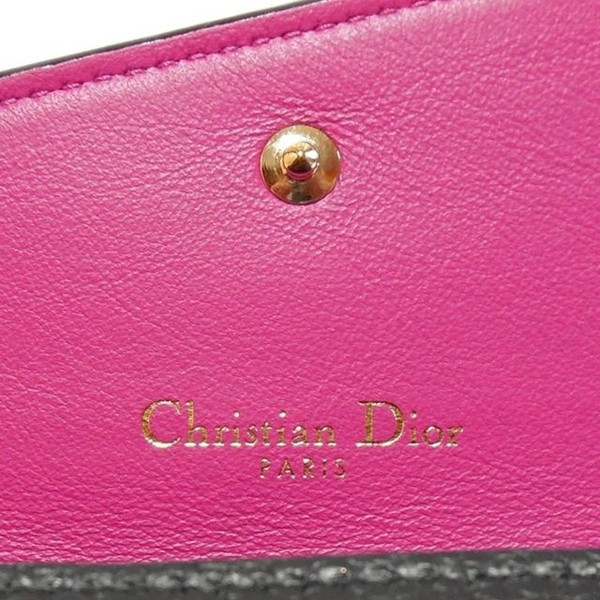 ★【Christian Dior】クリスチャンディオール★INピンク×チェーンウォレット★最新作★