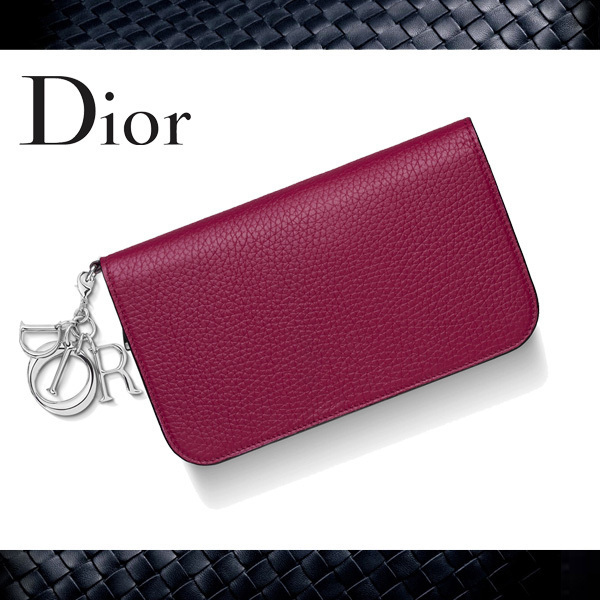 【Christian Dior】クリスチャンディオール★DIORISSIMO VOYAGEUR WALLET S0091PTRL M24P