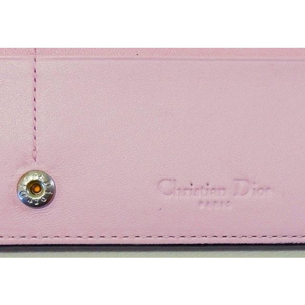 ★【Christian Dior】クリスチャンディオール★INピンク×２つ折り財布×パイソン★最新作★