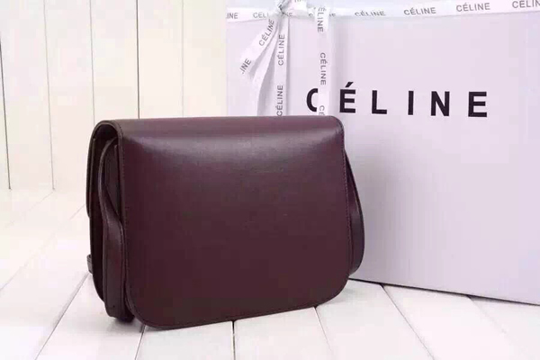 15/16AW■CELINE セリーヌ コピー■セレブ愛用☆大人気Small Box Bag☆Terracotta