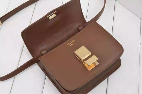 2016SS★CELINE セリーヌ コピー Medium Classic バッグ COFFEE