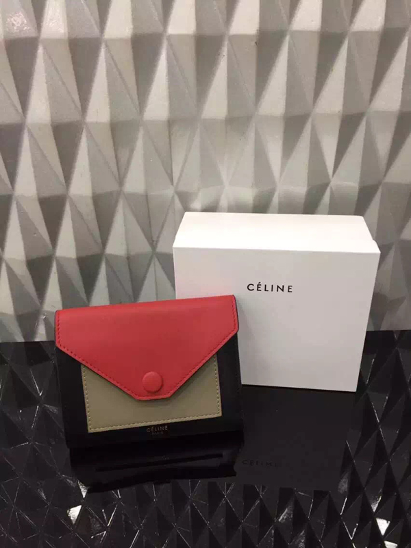 15/16AW《超レア 小さめバッグに》CELINE セリーヌ コピー コイン&カードケース　Rose Dust☆☆☆