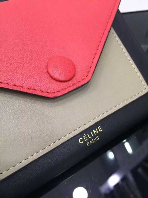 15/16AW《超レア 小さめバッグに》CELINE セリーヌ コピー コイン&カードケース　Rose Dust☆☆☆
