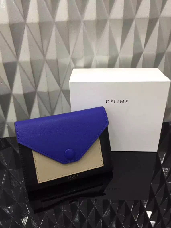 2016秋冬新作CELINE セリーヌ コピー 超可愛ポケット付折り小財布