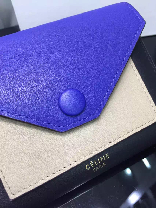 2016秋冬新作CELINE セリーヌ コピー 超可愛ポケット付折り小財布