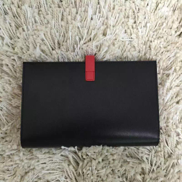 2016秋冬 CELINE セリーヌ コピー★ストラップ ブラック 長財布