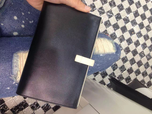 2016秋冬 CELINE セリーヌ コピー★ストラップ ブラック 長財布