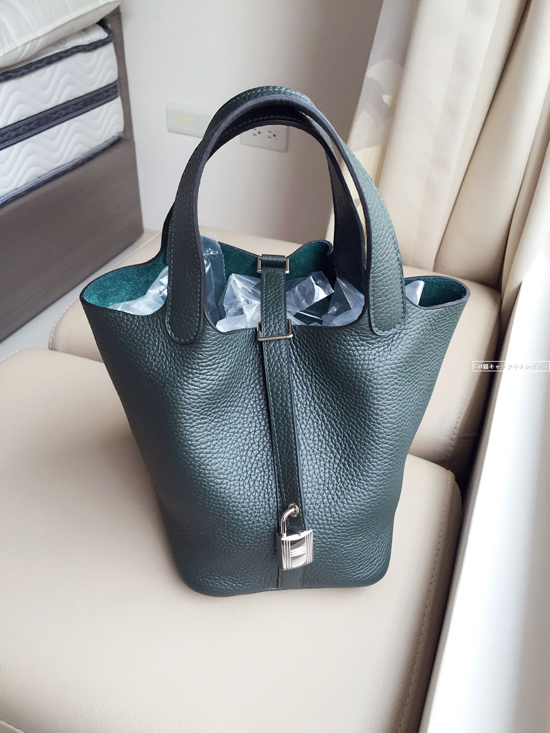 (エルメススーパーコピー)ピコタンロック タッチ18ヴェールフォンセVert Fonce