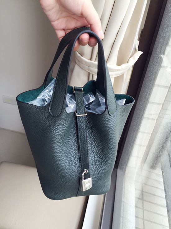 (エルメススーパーコピー)ピコタンロック タッチ18ヴェールフォンセVert Fonce