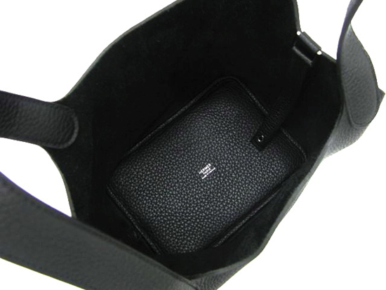 ★HERMES/エルメススーパーコピー★ピコタンPM×トートバッグ×BLACK★新作★