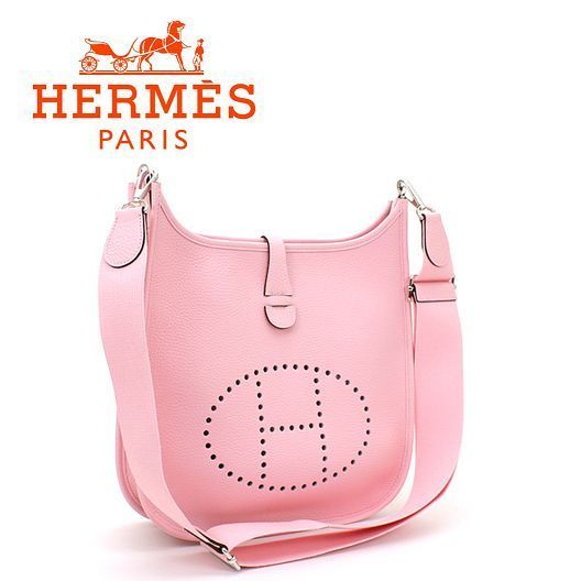 Rose Sakura ☆HERMES☆ EVELYNE III PM ショルダーバッグ♪