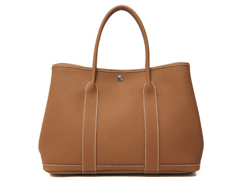 HERMES/エルメス★ガーデンPM×ハンドバッグ×ゴールド