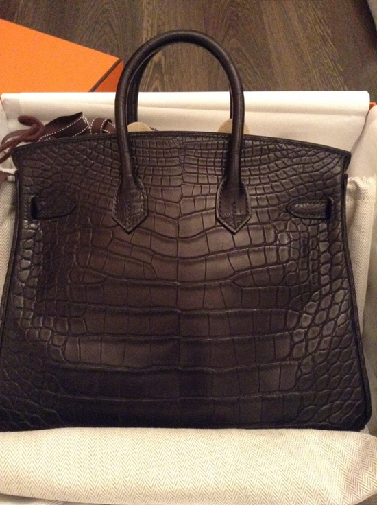 HERMES★《5年待ちで奇跡の獲得》一生ものBIRKINクロコマット25