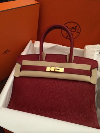 HERMES★【入手不可能で絶対欲しい】エルメス バーキンルージュガランス30