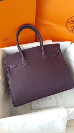 HERMESエルメス★《国内送でスーパーレアなG金具》BIRKINレザン30cm