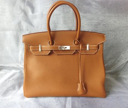 エルメス 憧れのBIRKIN35☆GOLD トゴ シルバー金具　安心の国内配送