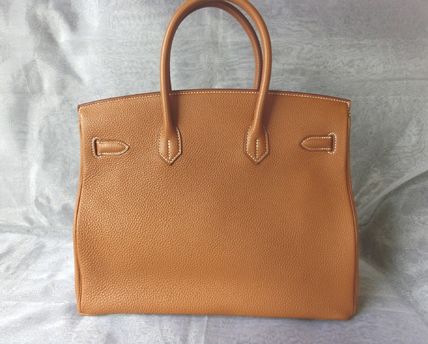 エルメス 憧れのBIRKIN35☆GOLD トゴ シルバー金具　安心の国内配送