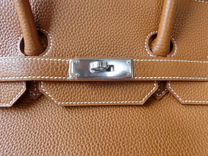 エルメス 憧れのBIRKIN35☆GOLD トゴ シルバー金具　安心の国内配送