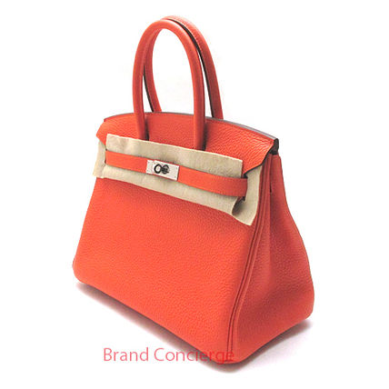 【HERMES】エルメス バーキン30 フューオレンジ