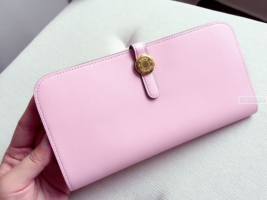 (エルメス)DOGON ドゴンロング長財布☆ローズサクラRose Sakura