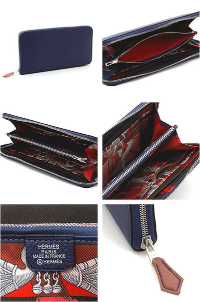HERMES 芸能人に大人気　シルクイン ロング 長財布　2016年製造