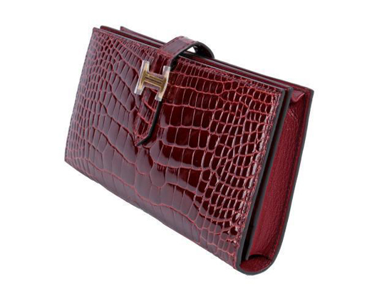★HERMES/エルメス★GOLD金具×アリゲーター×ベアン★激レア★