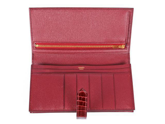 ★HERMES/エルメス★GOLD金具×アリゲーター×ベアン★激レア★