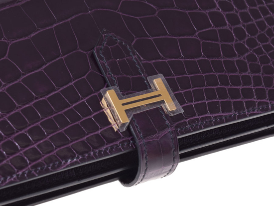 HERMES/エルメス★GOLD金具×アリゲーター×ベアン★激レア★