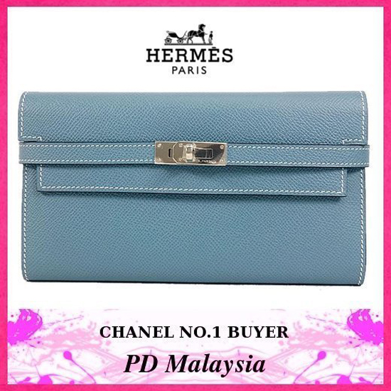 HERMES/エルメス★ケリーウォレット×ブルージーン★最新
