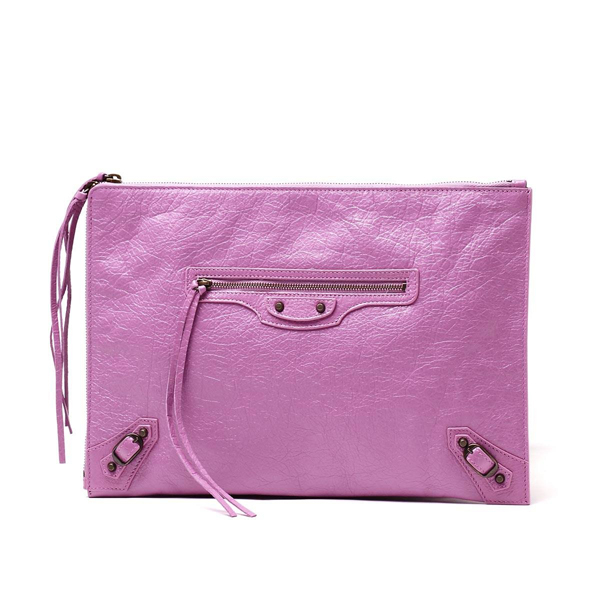 ★Balenciaga(2016SS バレンシアガバッグスーパーコピー)JCLASSIC POUCH ARENA　ラベンダー