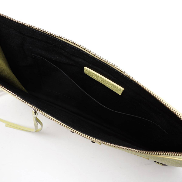 ★Balenciaga(2016SS バレンシアガバッグスーパーコピー)JCLASSIC POUCH ARENA　イエロー