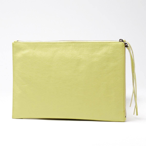 ★Balenciaga(2016SS バレンシアガバッグスーパーコピー)JCLASSIC POUCH ARENA　イエロー