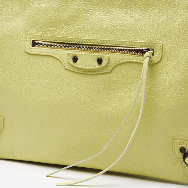★Balenciaga(2016SS バレンシアガバッグスーパーコピー)JCLASSIC POUCH ARENA　イエロー