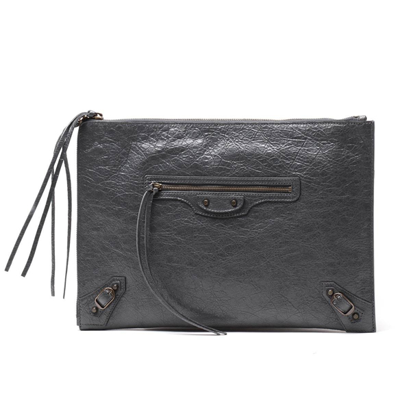 ★Balenciaga(2016新作 バレンシアガバッグスーパーコピー)JCLASSIC POUCH ARENA　グレー