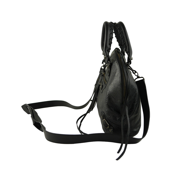 2016新作 バレンシアガバッグスーパーコピー Balenciaga ボーリング(S)　ブラック(NERO)