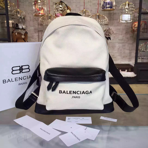 バレンシアガコピー Balenciaga リュック キャンバス 409010 AQ38N 1081 ☆NOIR/NATUREL