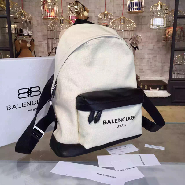 バレンシアガコピー Balenciaga リュック キャンバス 409010 AQ38N 1081 ☆NOIR/NATUREL