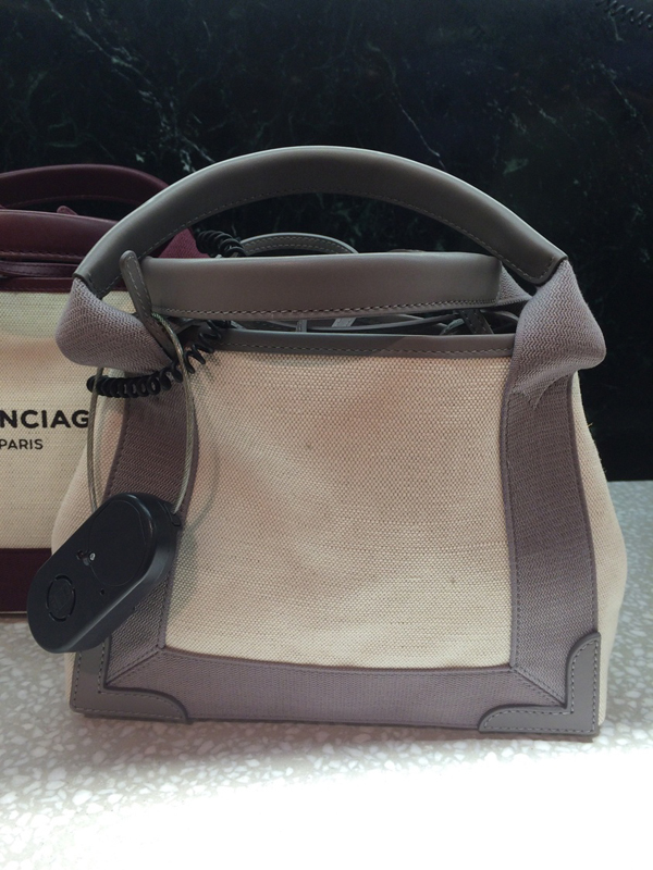 2016新色 BALENCIAGA バレンシアガスーパーコピー16春夏新作ネイビートートバッグ グレー