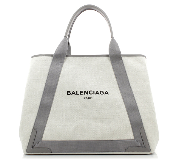 2016新色 BALENCIAGA バレンシアガスーパーコピー ★Navy Cabas キャンバス&レザー トート
