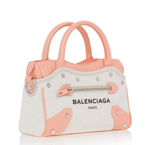 バレンシアガスーパーコピーBALENCIAGA Belharra Mini City☆Rose Ballerine