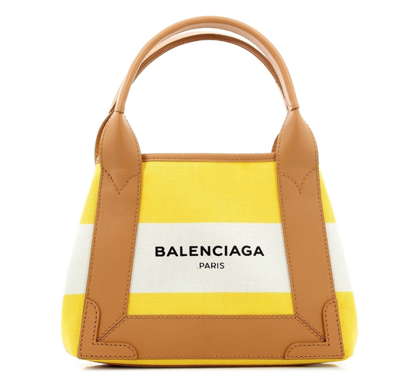 新作バレンシアガスーパーコピー【BALENCIAGA】大人気のXSストライプキャンバストート Yellow