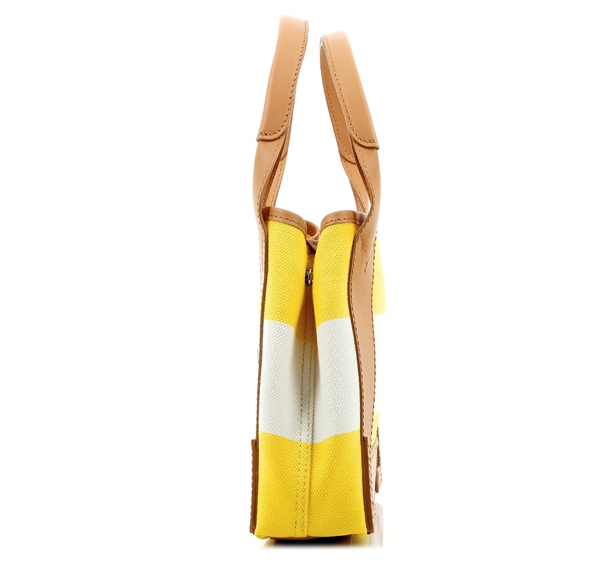 新作バレンシアガスーパーコピー【BALENCIAGA】大人気のXSストライプキャンバストート Yellow